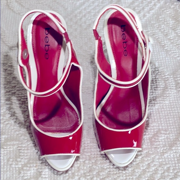 Bebe Patent Pin-Up Girl Heels - Picture 3 of 6